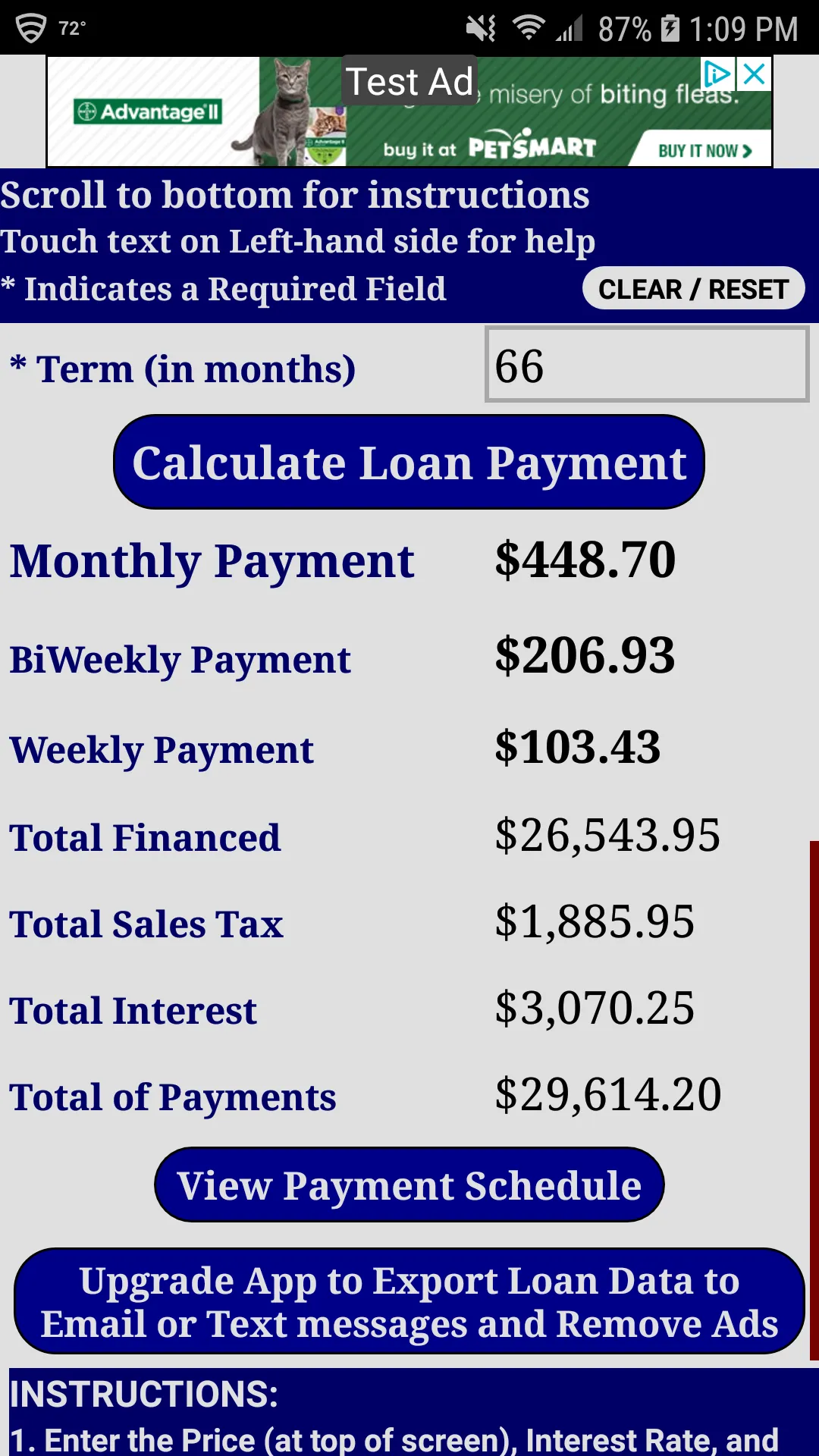 Car Truck Payment Calculator | Indus Appstore | Screenshot