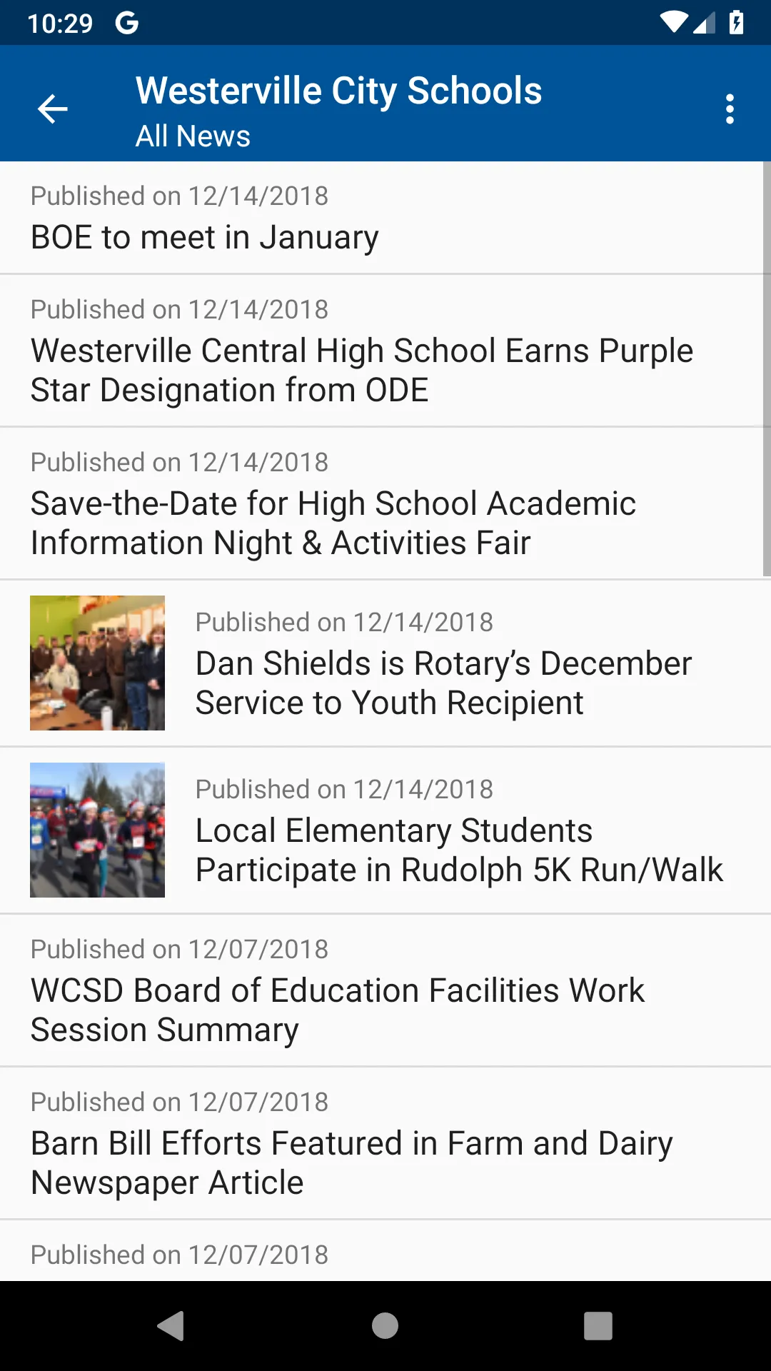 Westerville City Schools | Indus Appstore | Screenshot