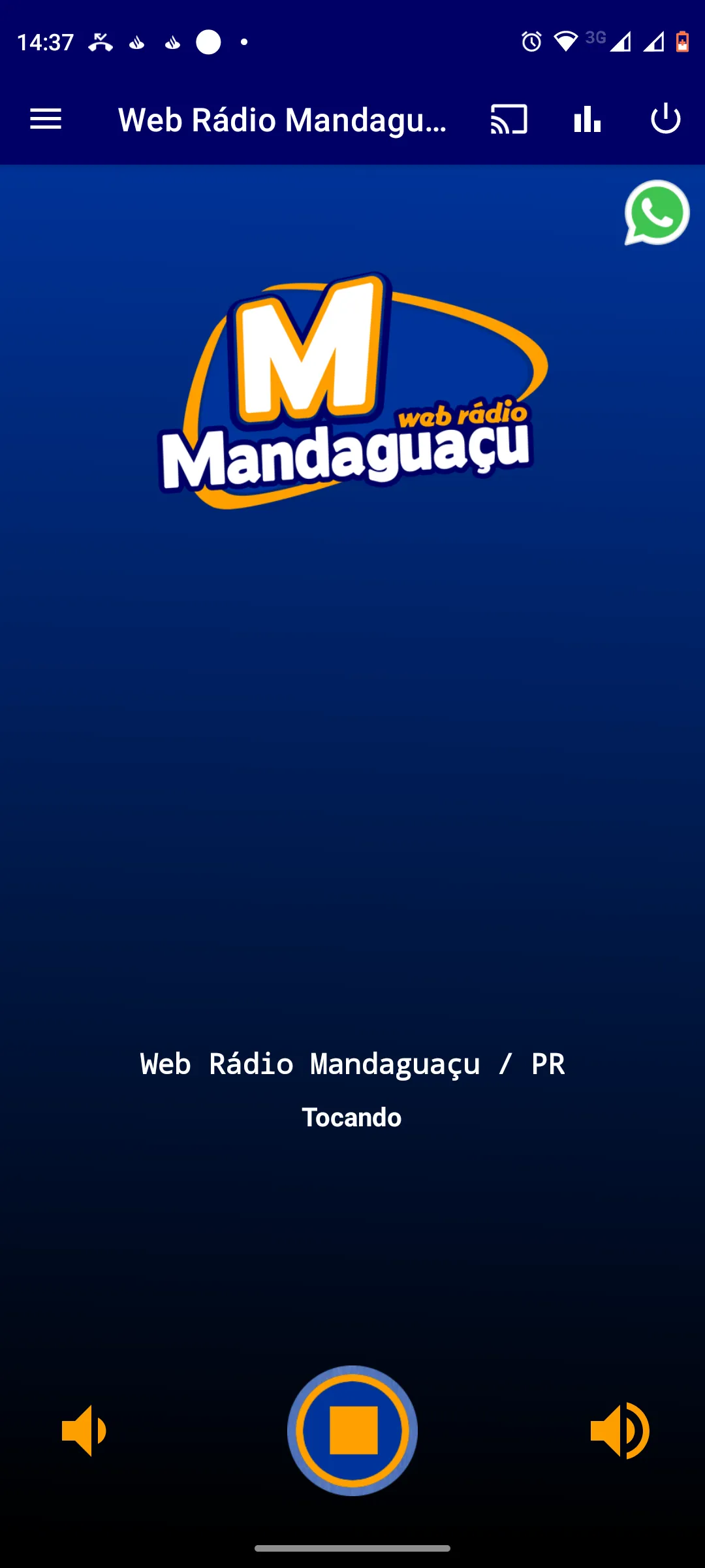 Web Rádio Mandaguaçu | Indus Appstore | Screenshot