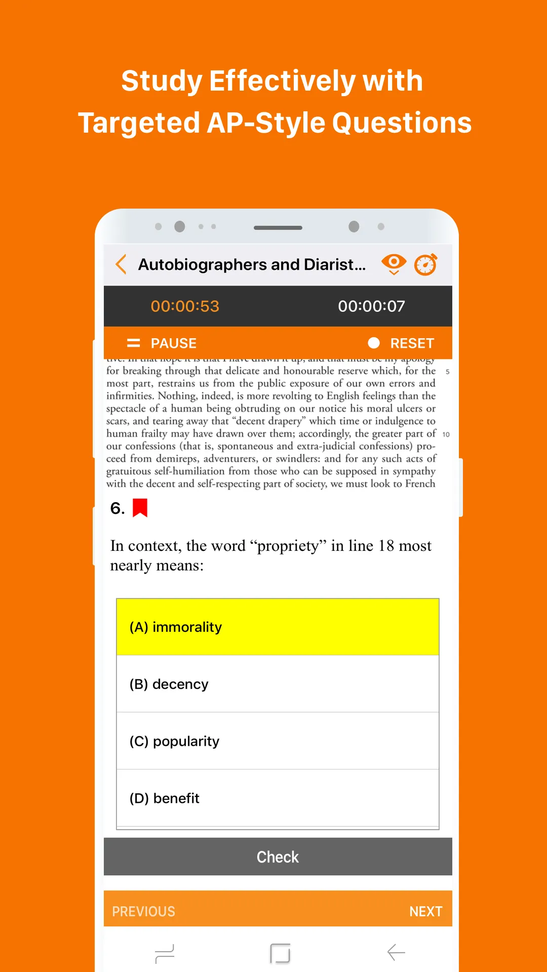 AP English Language Questions | Indus Appstore | Screenshot