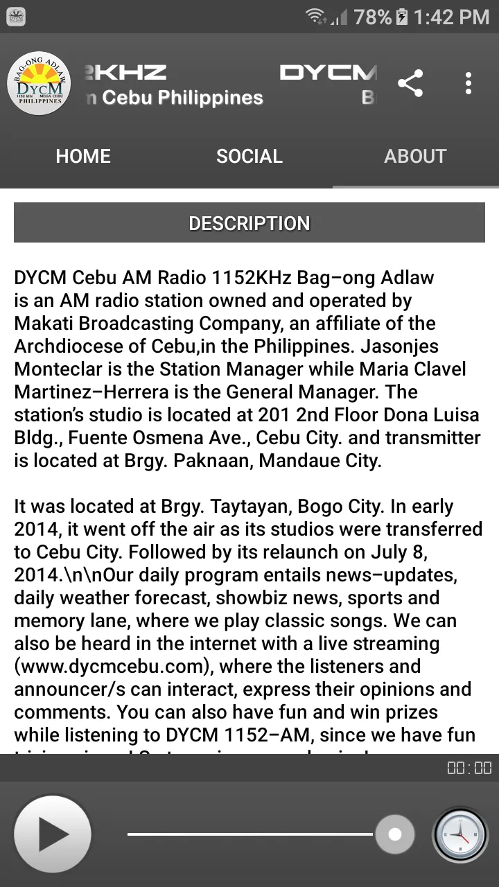 DYCM MEGA Cebu 1152KHz AM | Indus Appstore | Screenshot