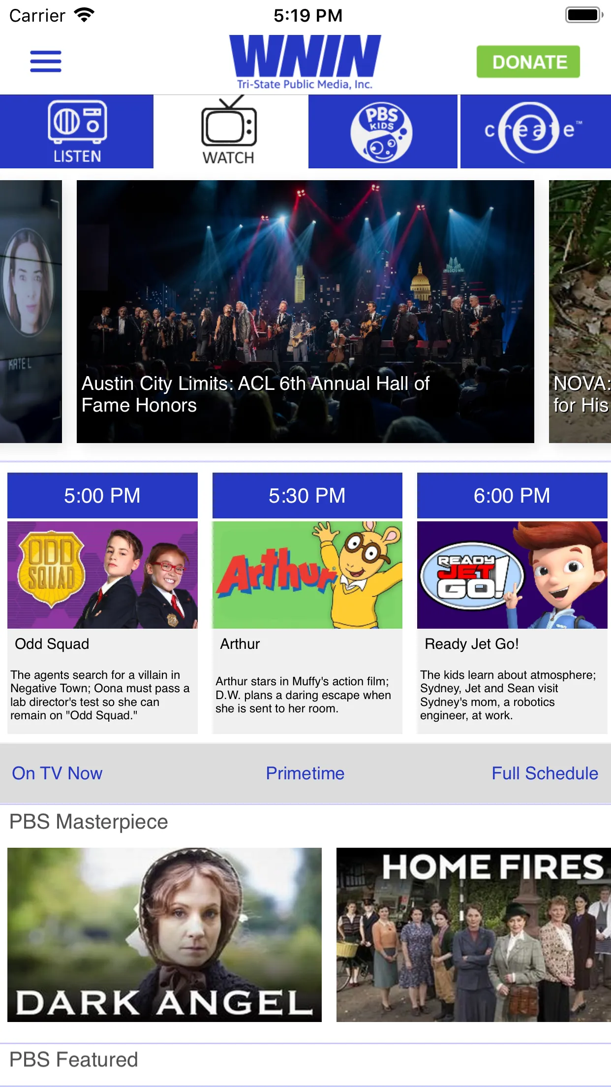 WNIN Public Media App | Indus Appstore | Screenshot