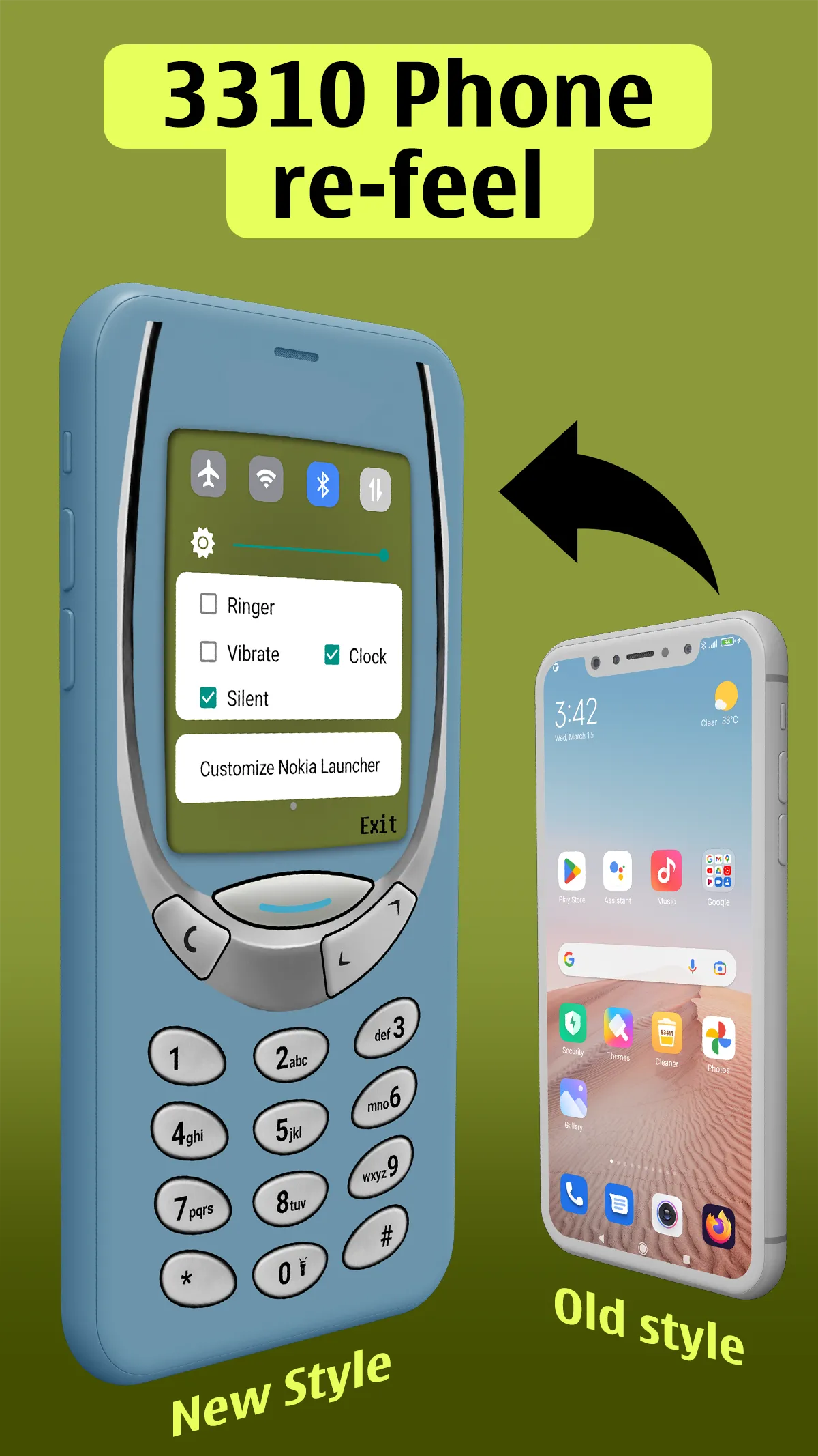 Nokia 3310 Style Launcher | Indus Appstore | Screenshot