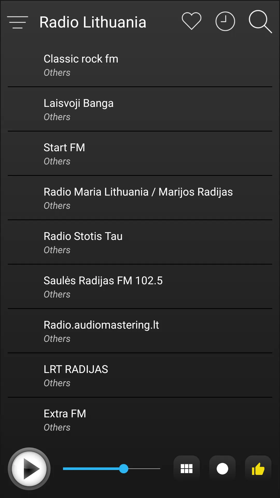 Lithuania Radio Station Online | Indus Appstore | Screenshot