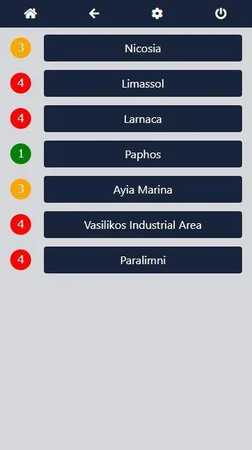 Air Quality Cyprus | Indus Appstore | Screenshot