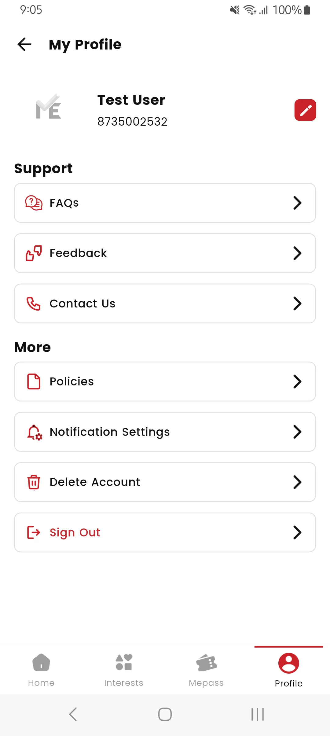 Mepass | Indus Appstore | Screenshot