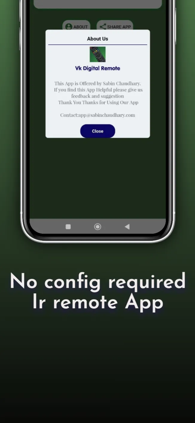 Remote for VK Digital Tv | Indus Appstore | Screenshot
