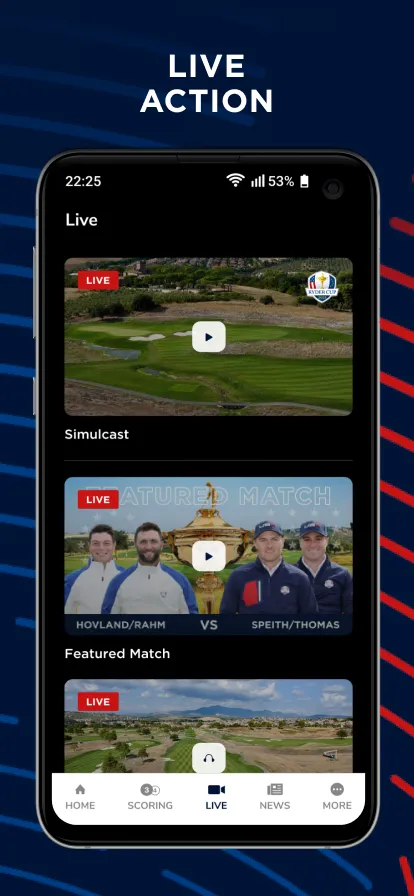 Ryder Cup | Indus Appstore | Screenshot