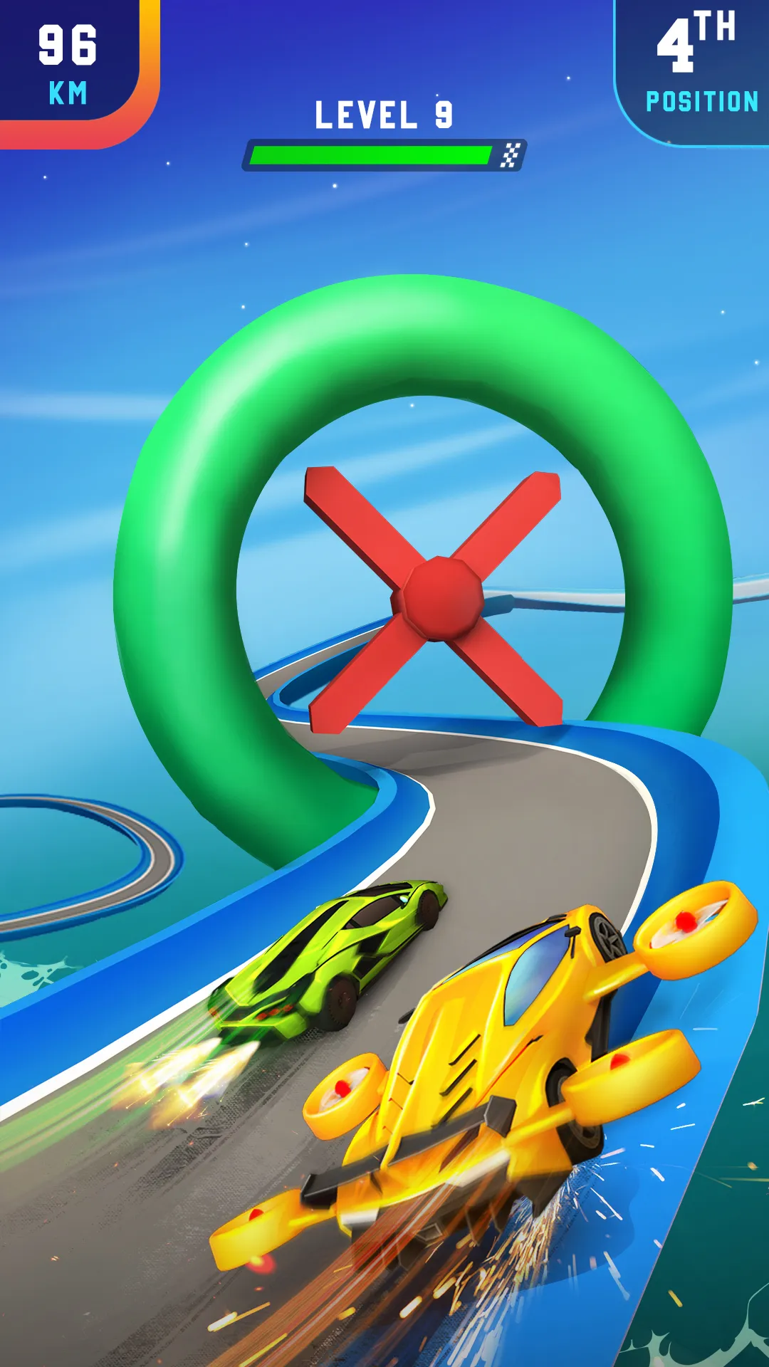 FlyCar : Race Rush 3D | Indus Appstore | Screenshot