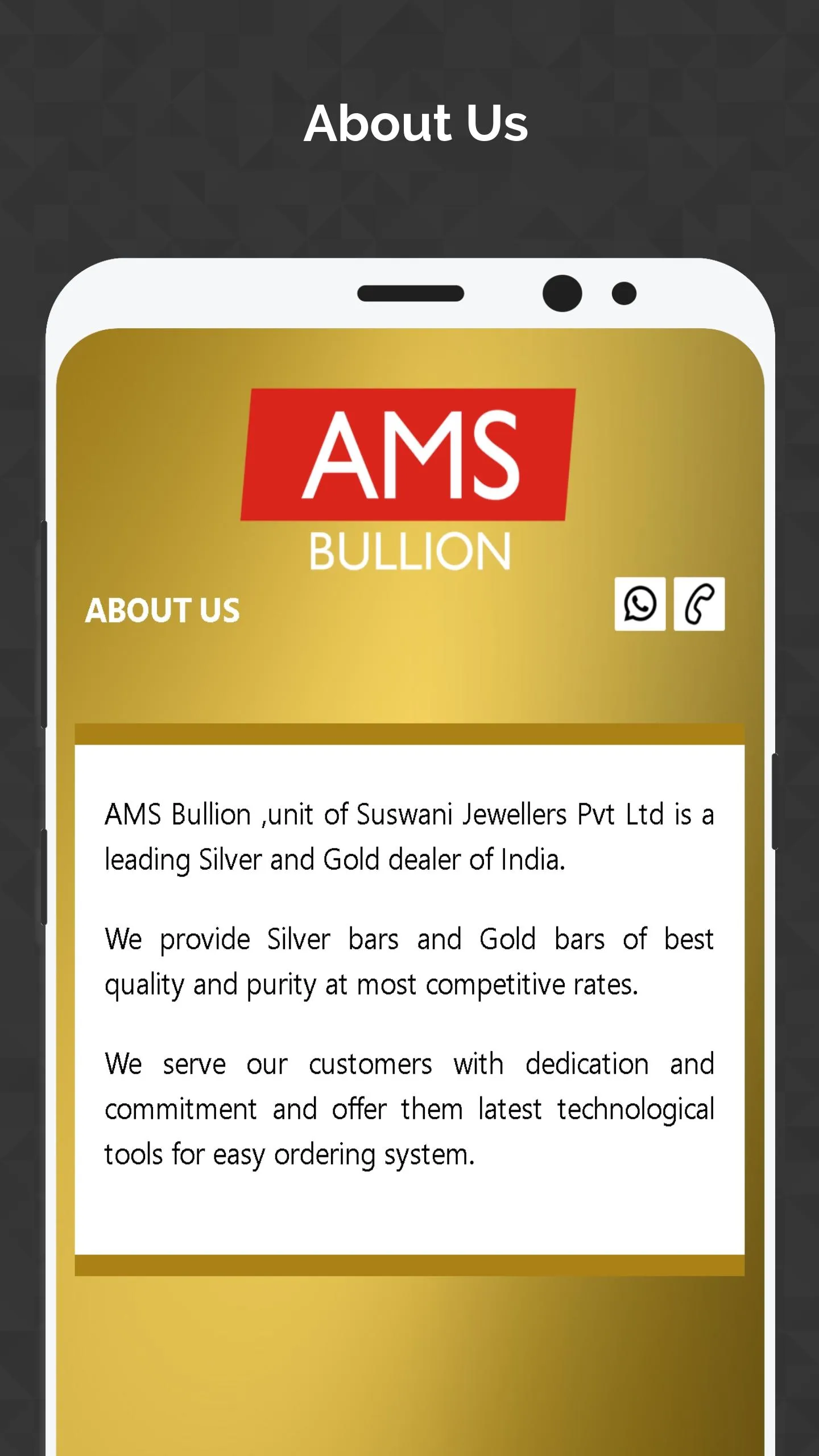 AMS Bullion | Indus Appstore | Screenshot