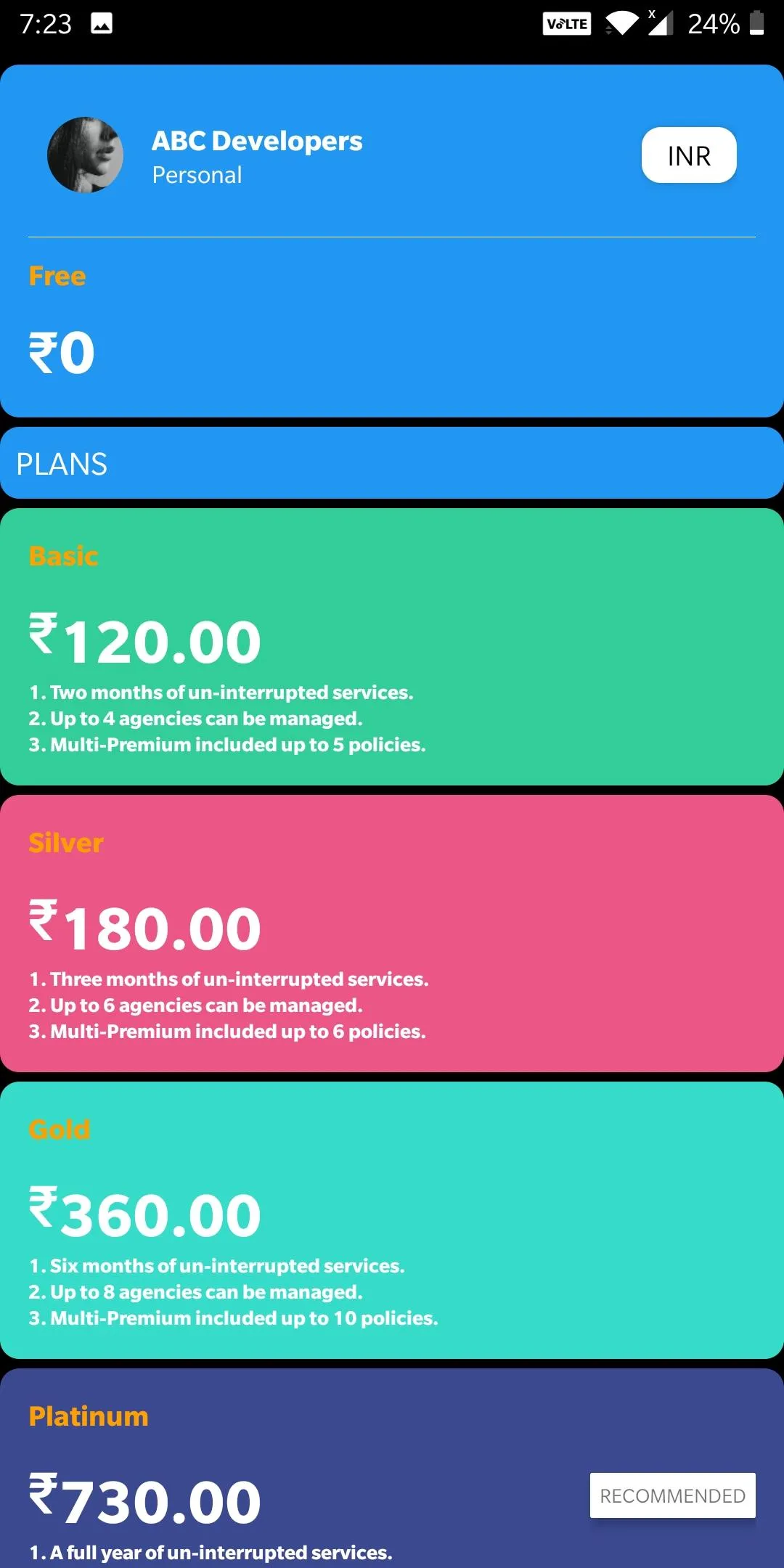 Policy Tracker For Android | Indus Appstore | Screenshot