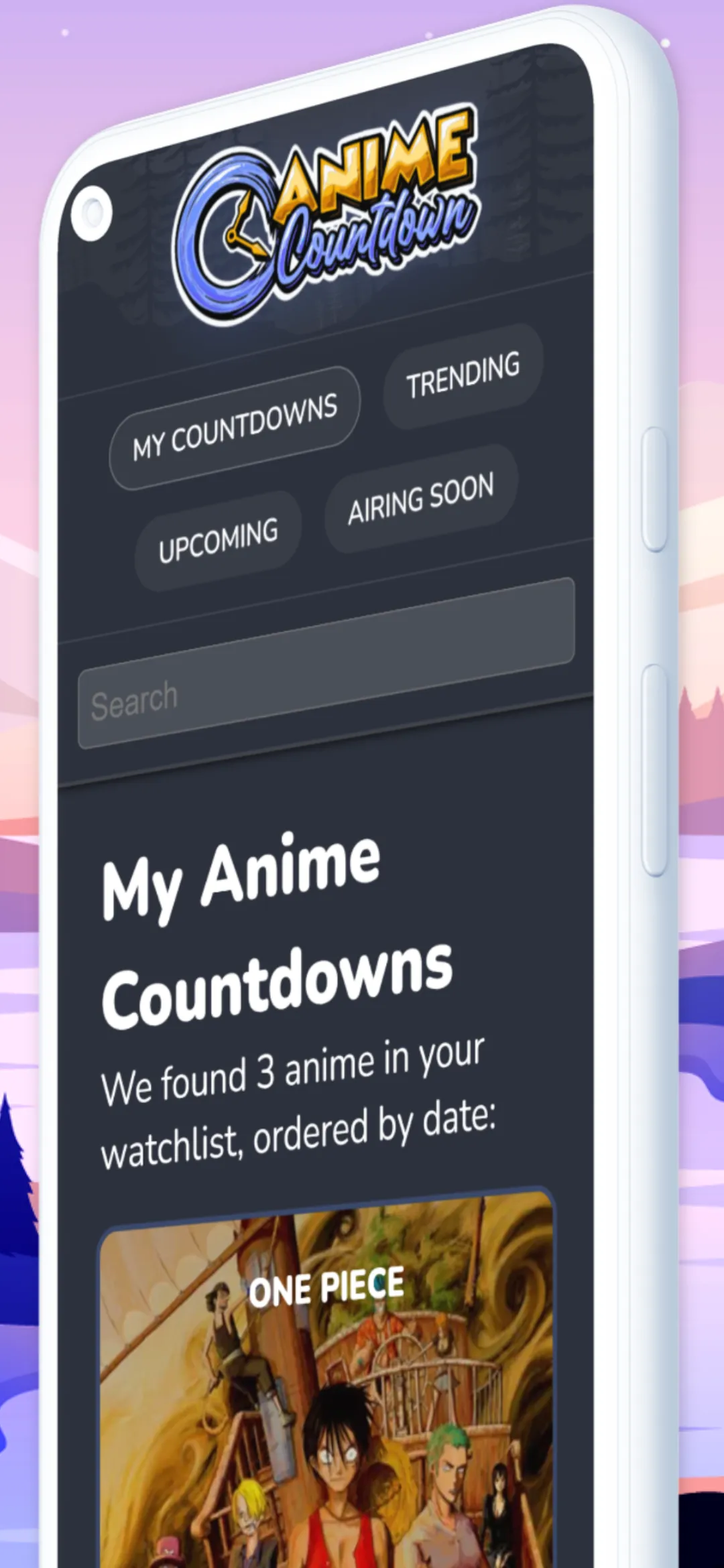 Anime Countdown | Indus Appstore | Screenshot