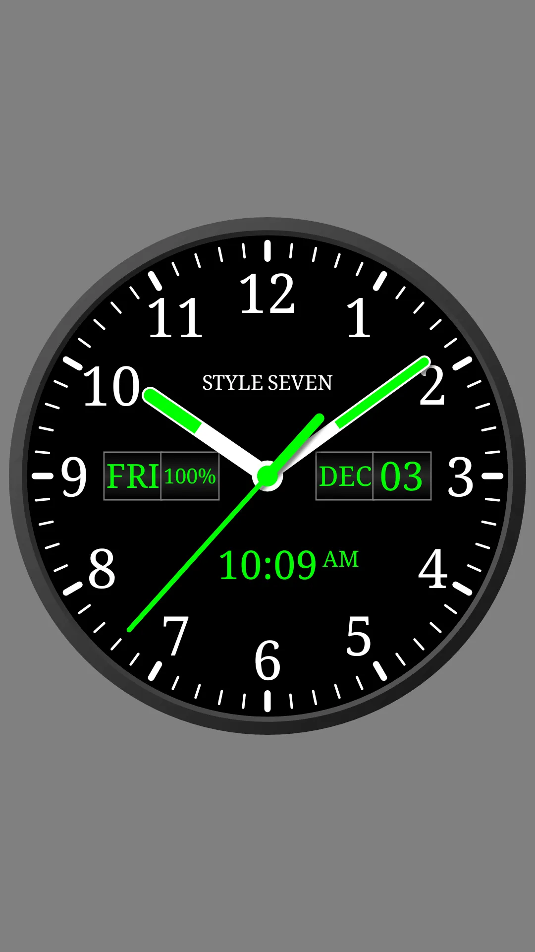 Analog Clock Widget Plus-7 | Indus Appstore | Screenshot