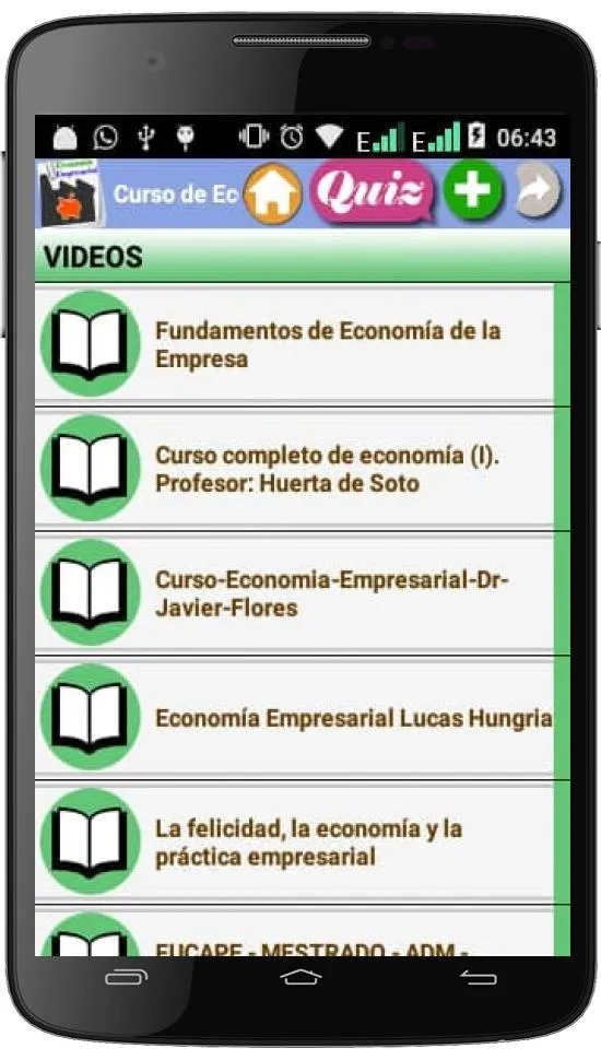 CURSO DE ECONOMÍA EMPRESARIAL | Indus Appstore | Screenshot