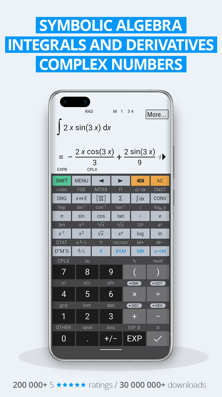 HiPER Scientific Calculator | Indus Appstore | Screenshot