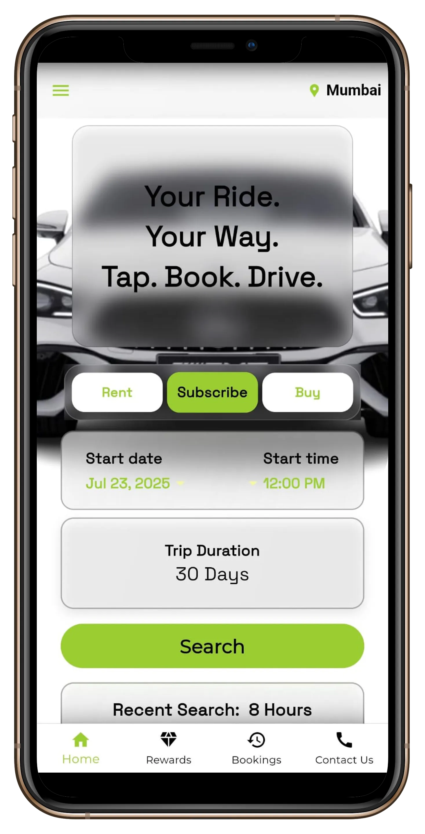 Zymo: Self Drive Car Rental | Indus Appstore | Screenshot