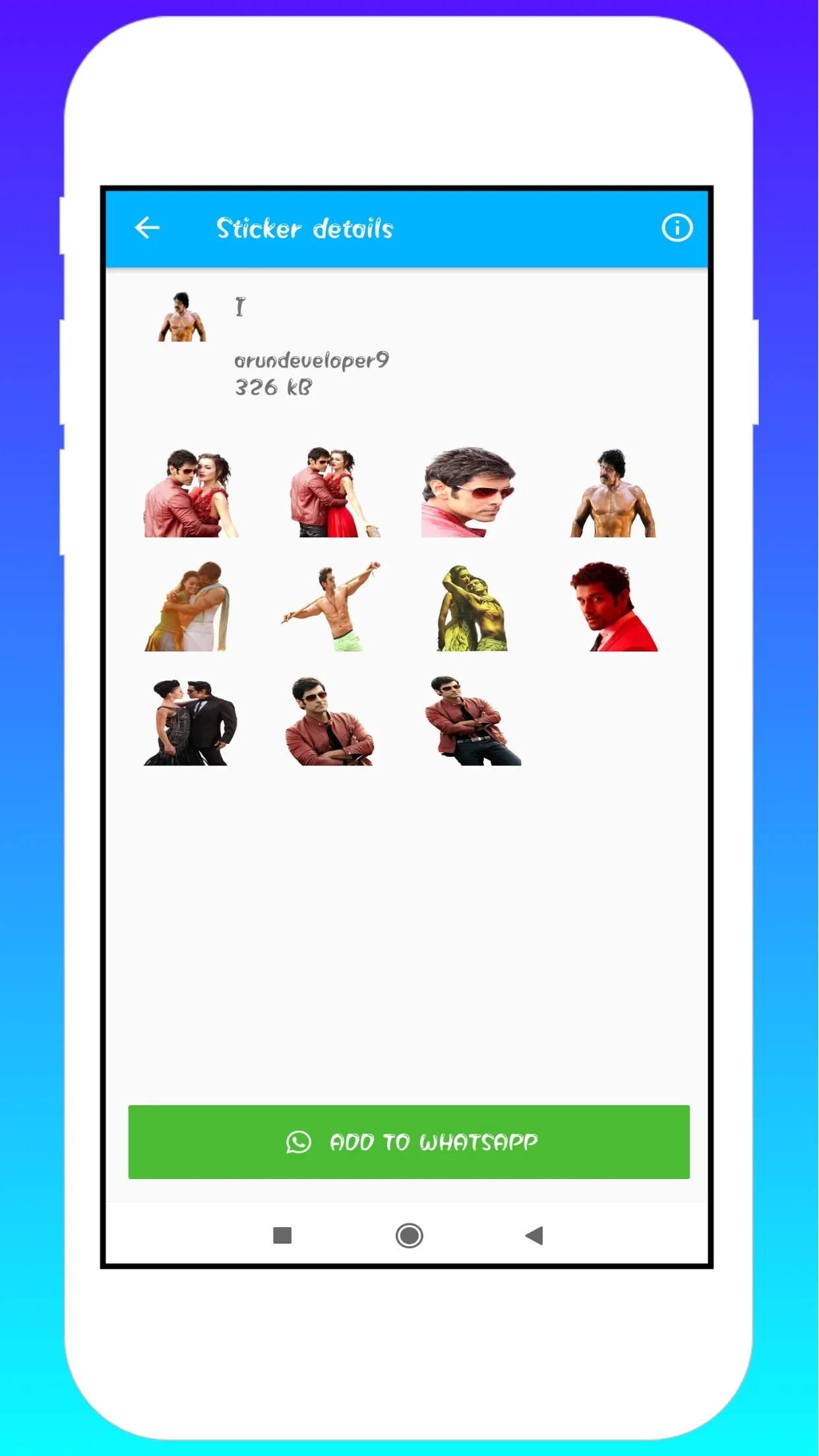 Chiyaan Vikram Stickers | Indus Appstore | Screenshot