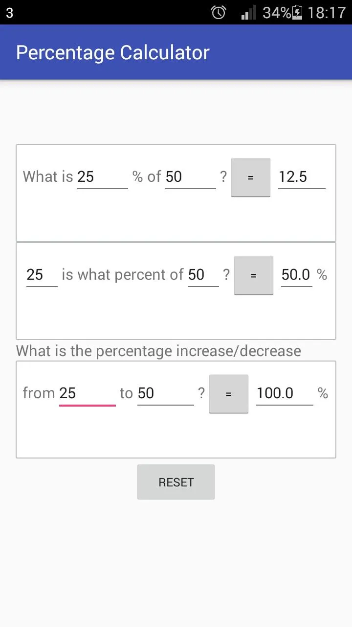 Percentage Calculator | Indus Appstore | Screenshot