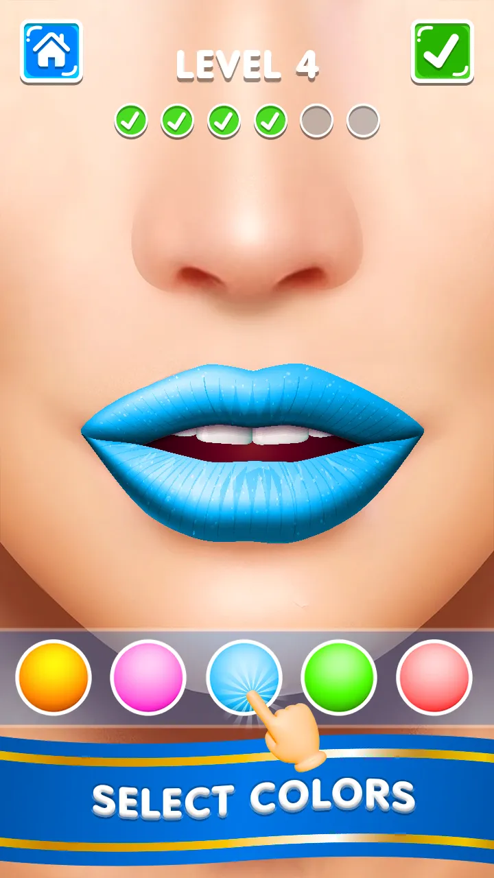 Lipstick Lip Art: Makeup Games | Indus Appstore | Screenshot