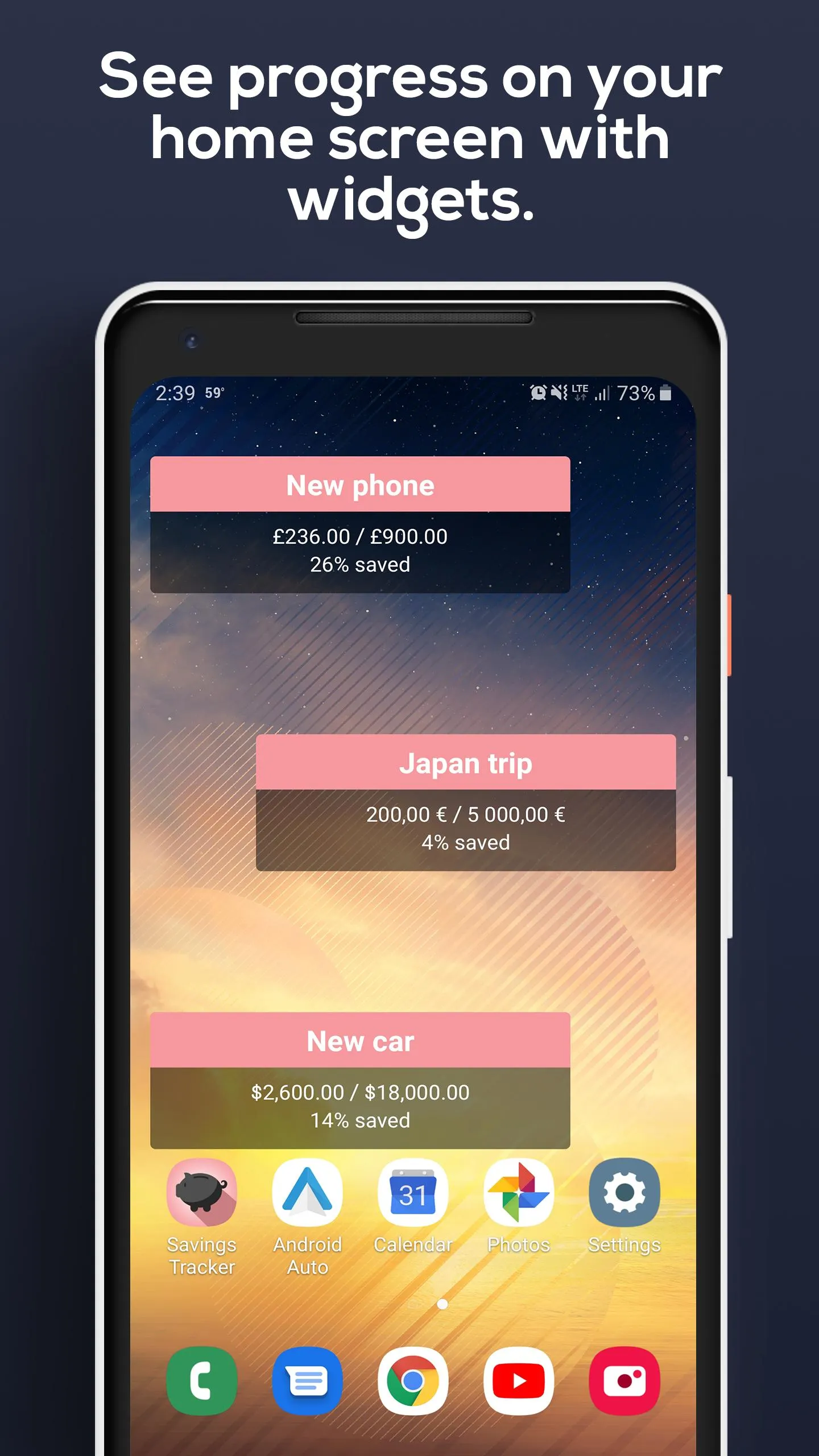 Savings Tracker | Indus Appstore | Screenshot