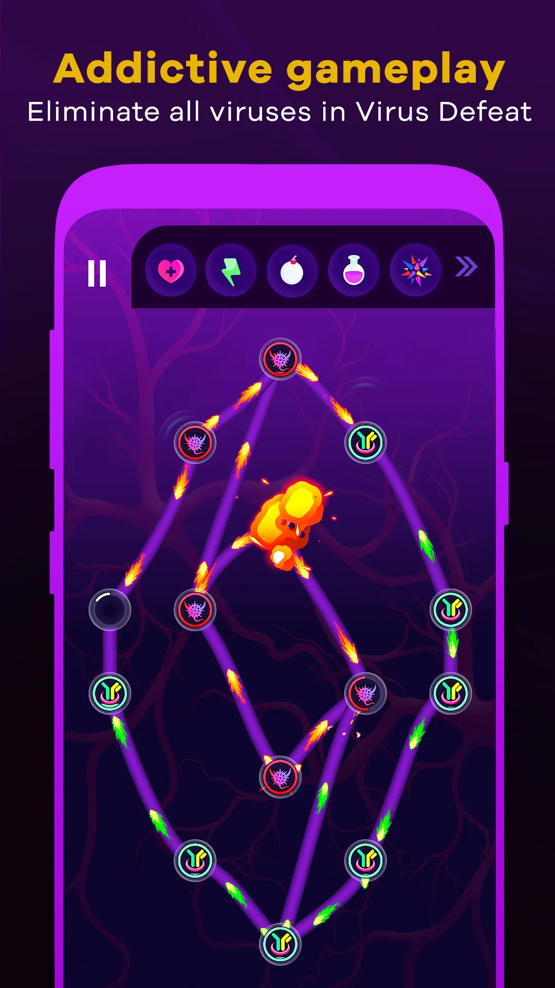 Virus Defeat: Plague strategy | Indus Appstore | Screenshot