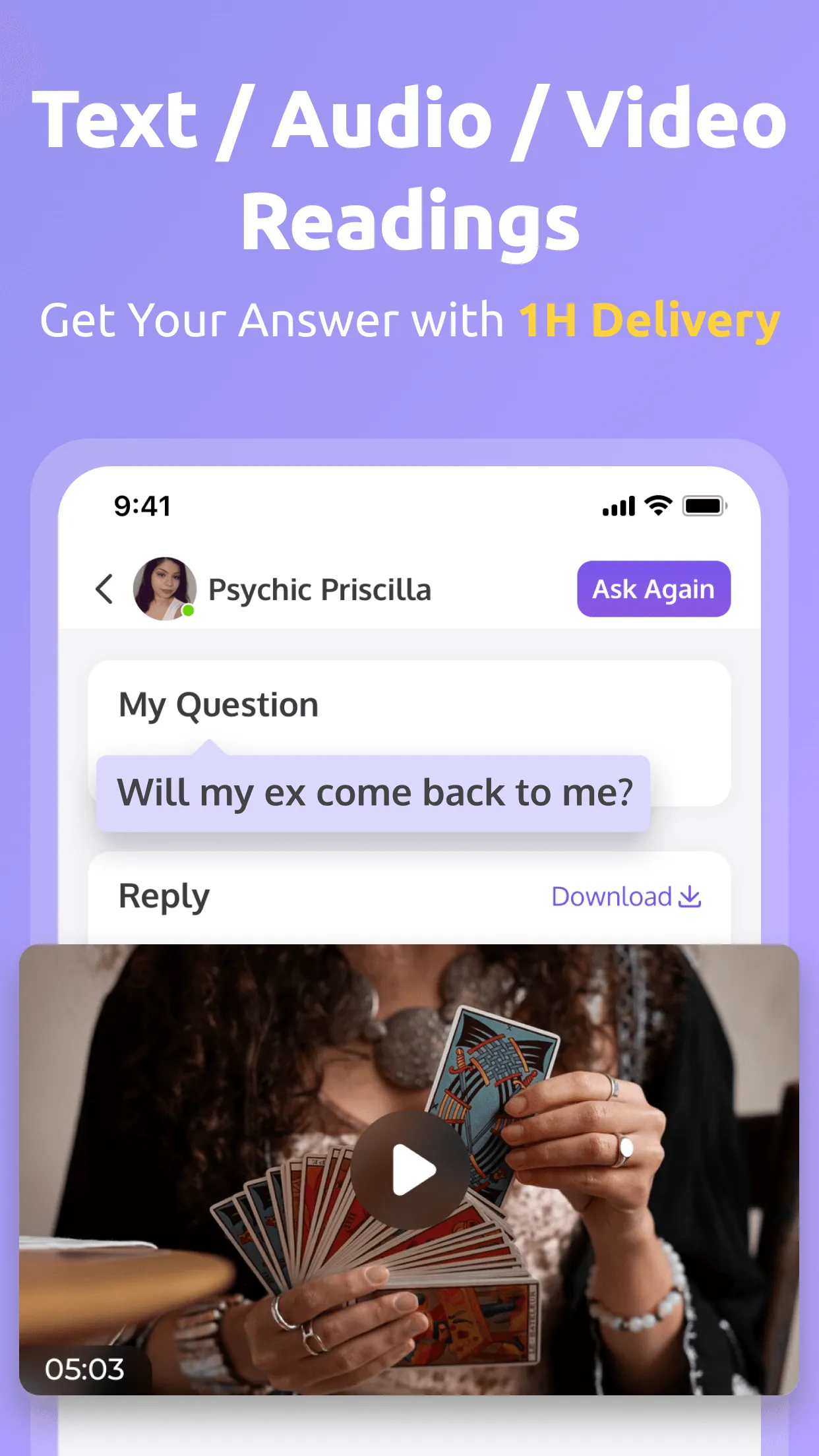 Soulight - Psychic Reading | Indus Appstore | Screenshot