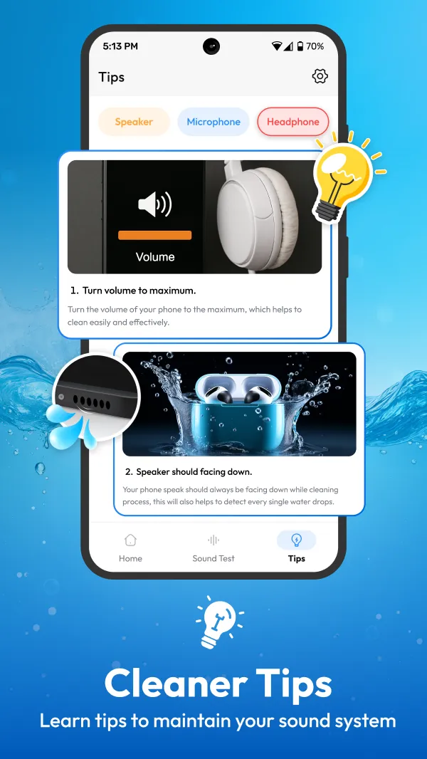 Speaker Water Eject & Remover | Indus Appstore | Screenshot