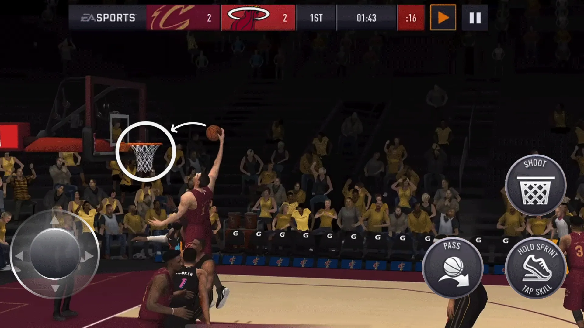 NBA LIVE Mobile Basketball | Indus Appstore | Screenshot