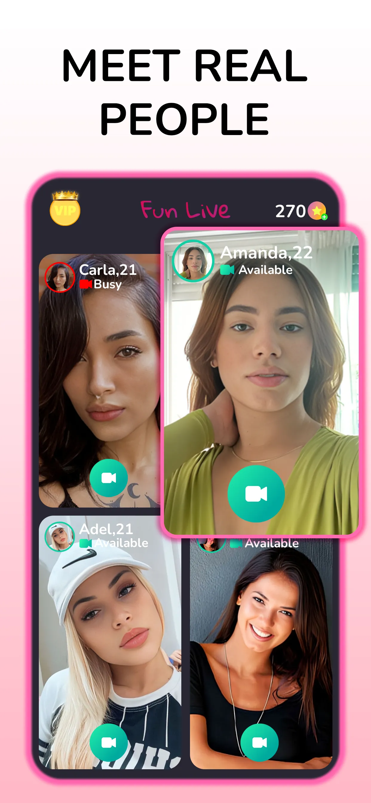 Fun Live - 1v1 Live Video Chat | Indus Appstore | Screenshot