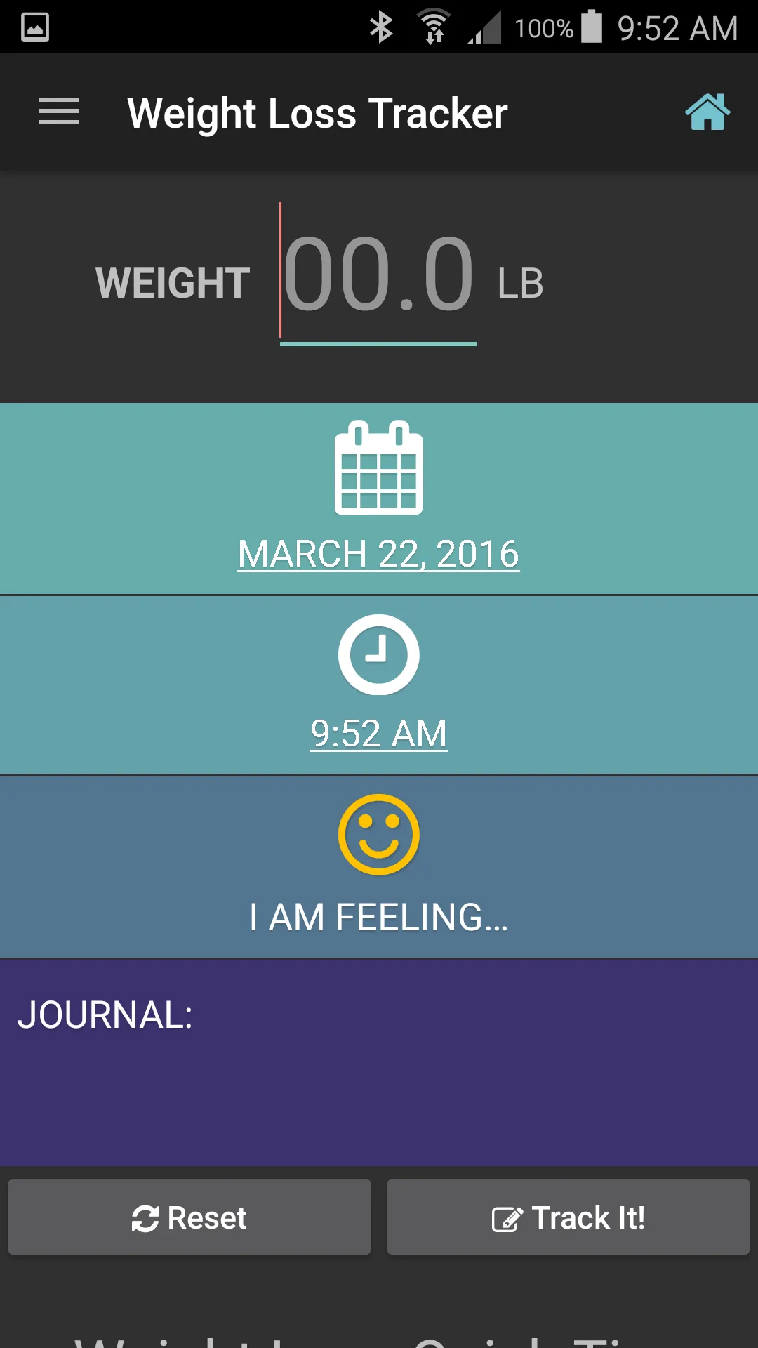 Weight Loss Tracker & Recorder | Indus Appstore | Screenshot