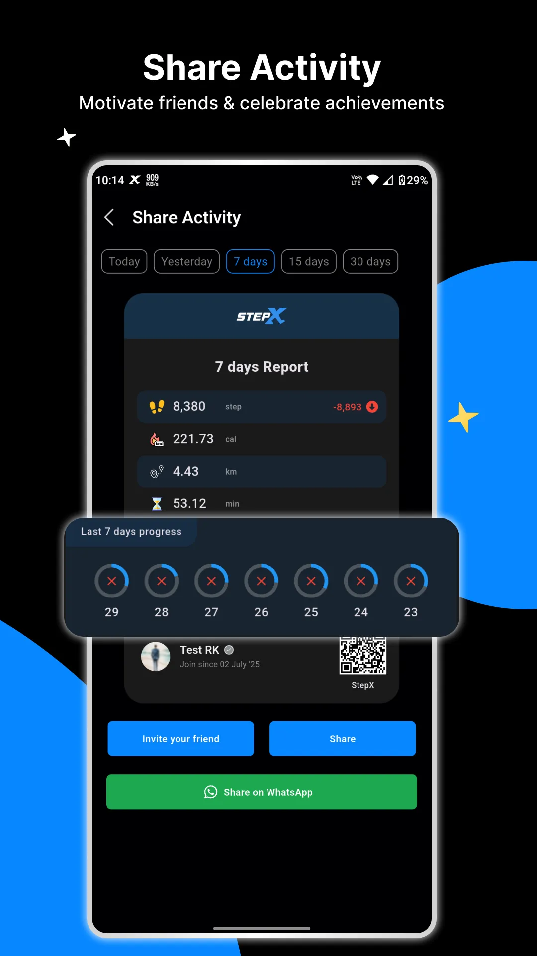 StepX - Walk & Earn real Gold | Indus Appstore | Screenshot