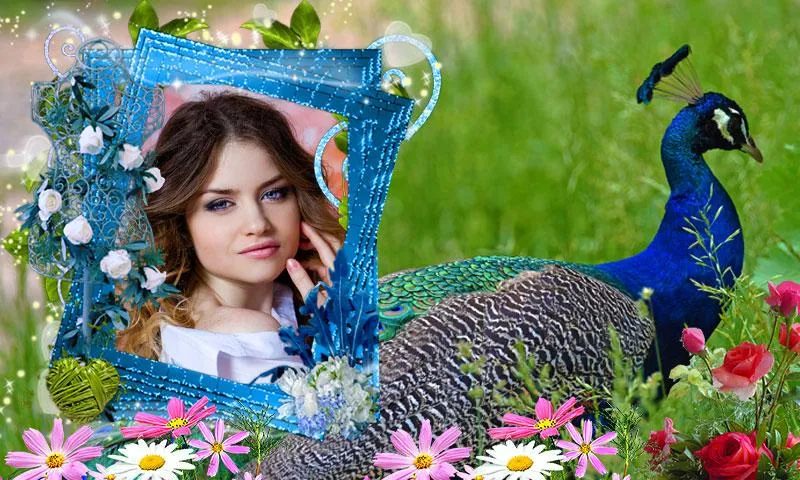 Peacock Photo Frames | Indus Appstore | Screenshot