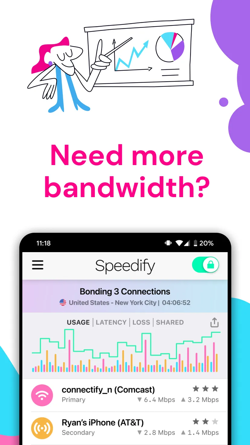 Speedify Fast Bonding VPN | Indus Appstore | Screenshot
