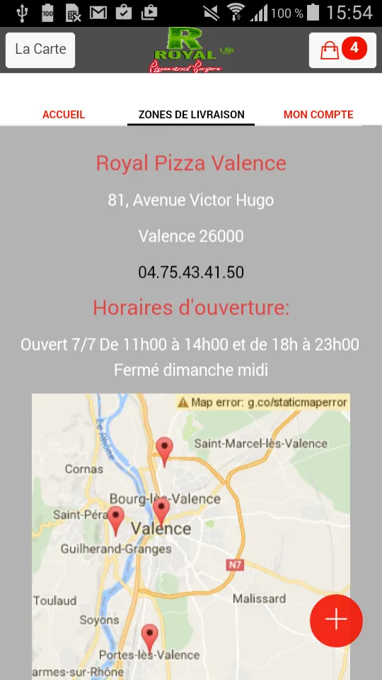 Royal Pizza Valence | Indus Appstore | Screenshot