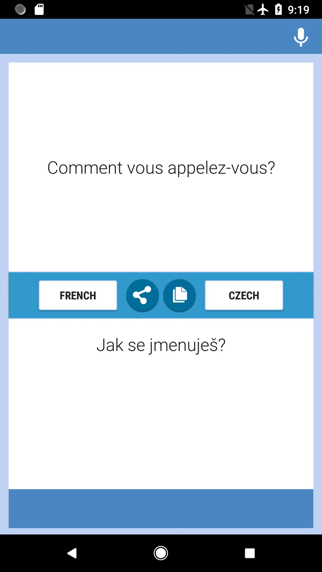 French-Czech Translator | Indus Appstore | Screenshot