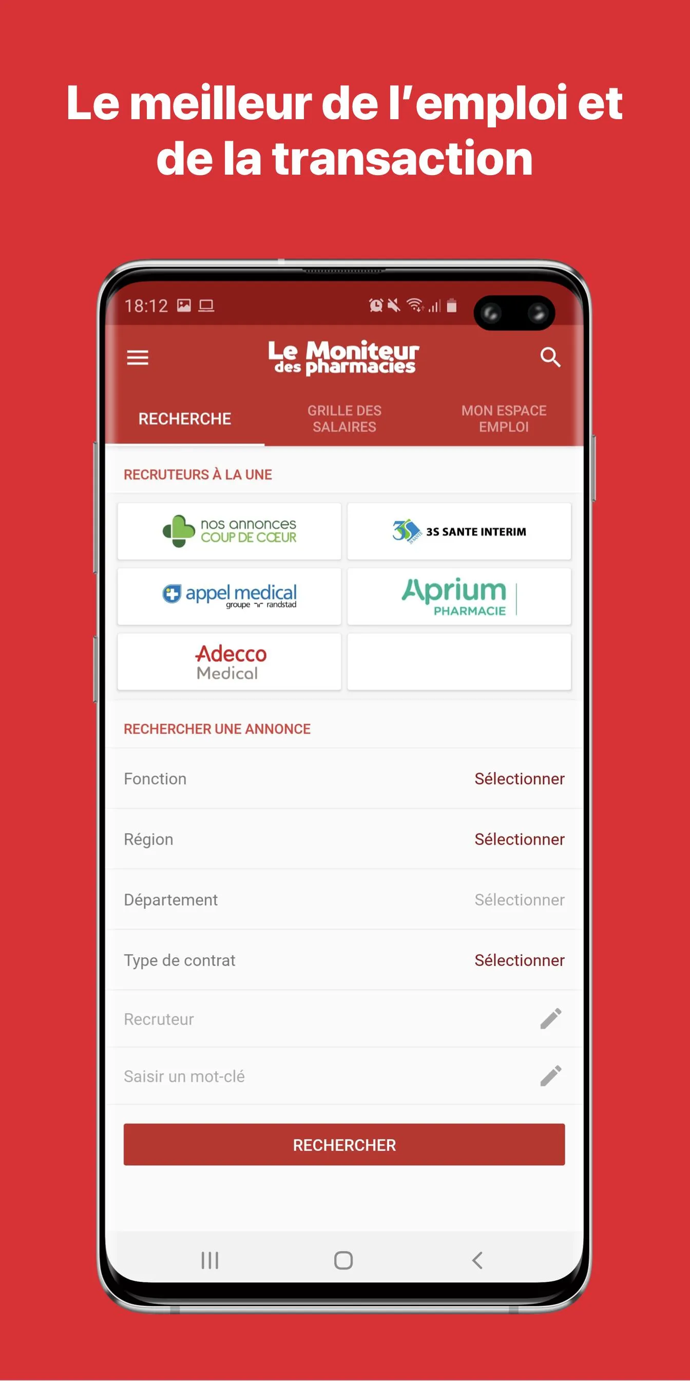 Le Moniteur des pharmacies.fr | Indus Appstore | Screenshot