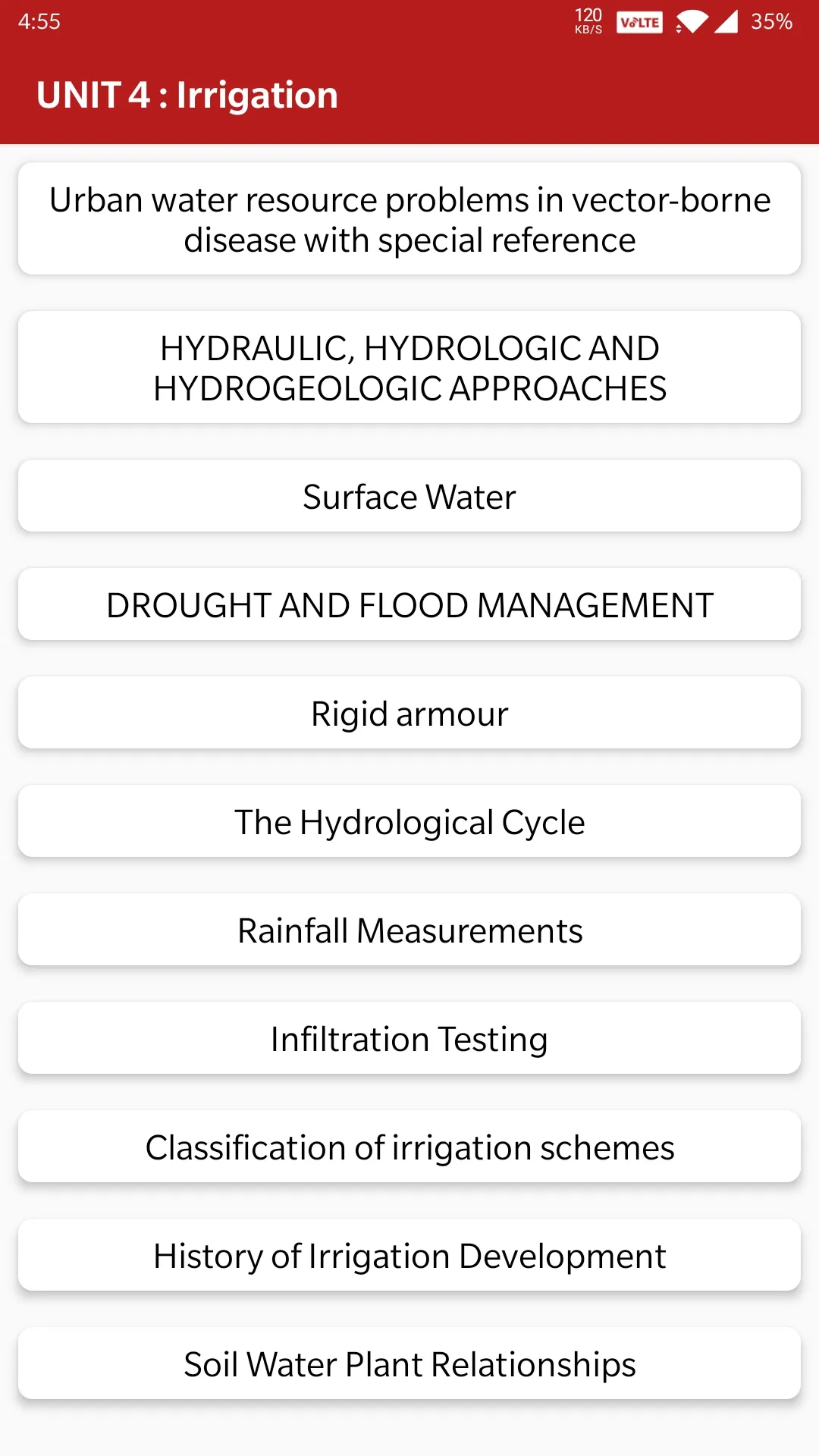 Water Resources Engineering | Indus Appstore | Screenshot