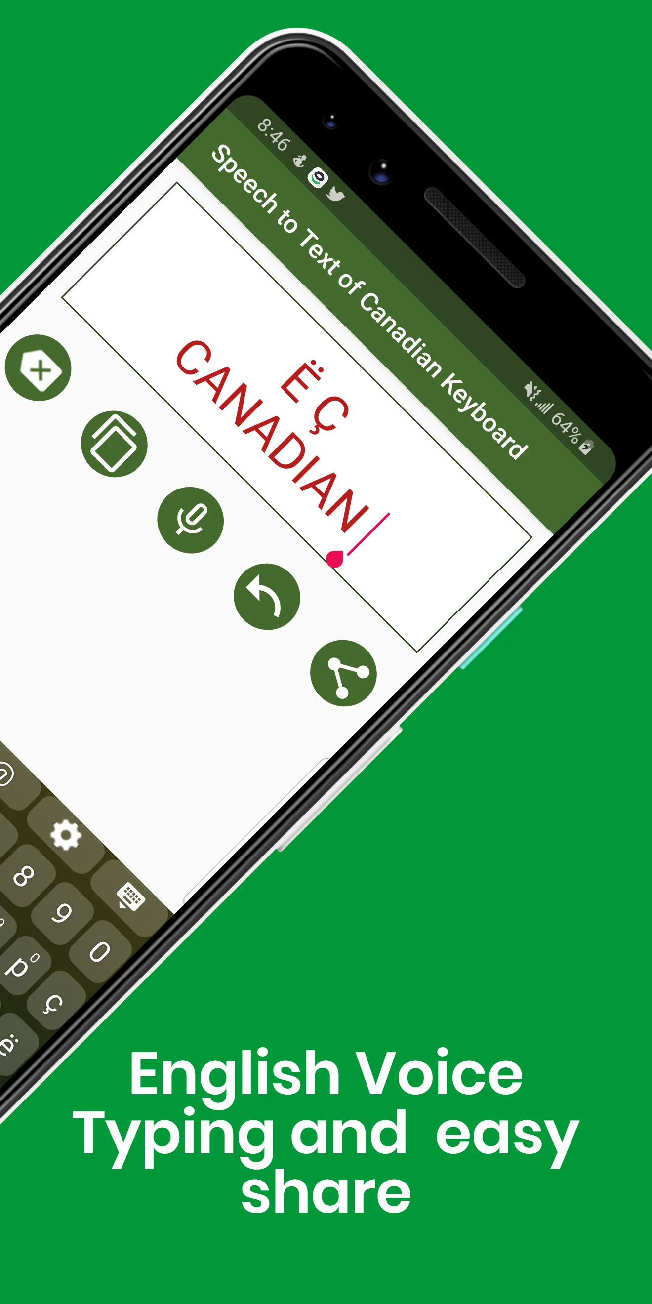 Canadian Keyboard by Infra | Indus Appstore | Screenshot