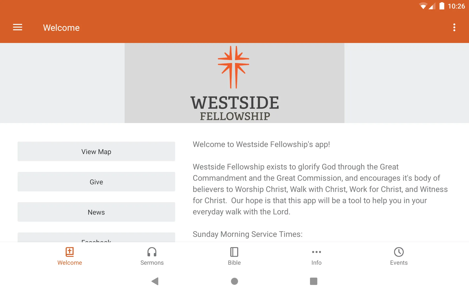 Westside Fellowship | Indus Appstore | Screenshot