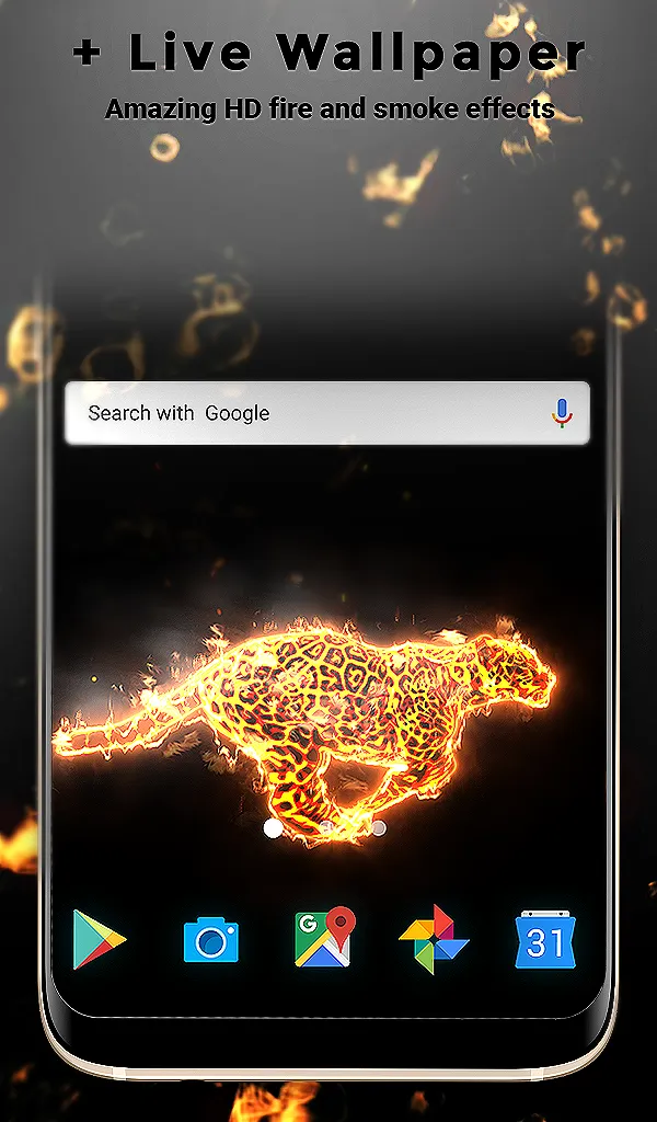 Cheetah Fire Keyboard Theme | Indus Appstore | Screenshot