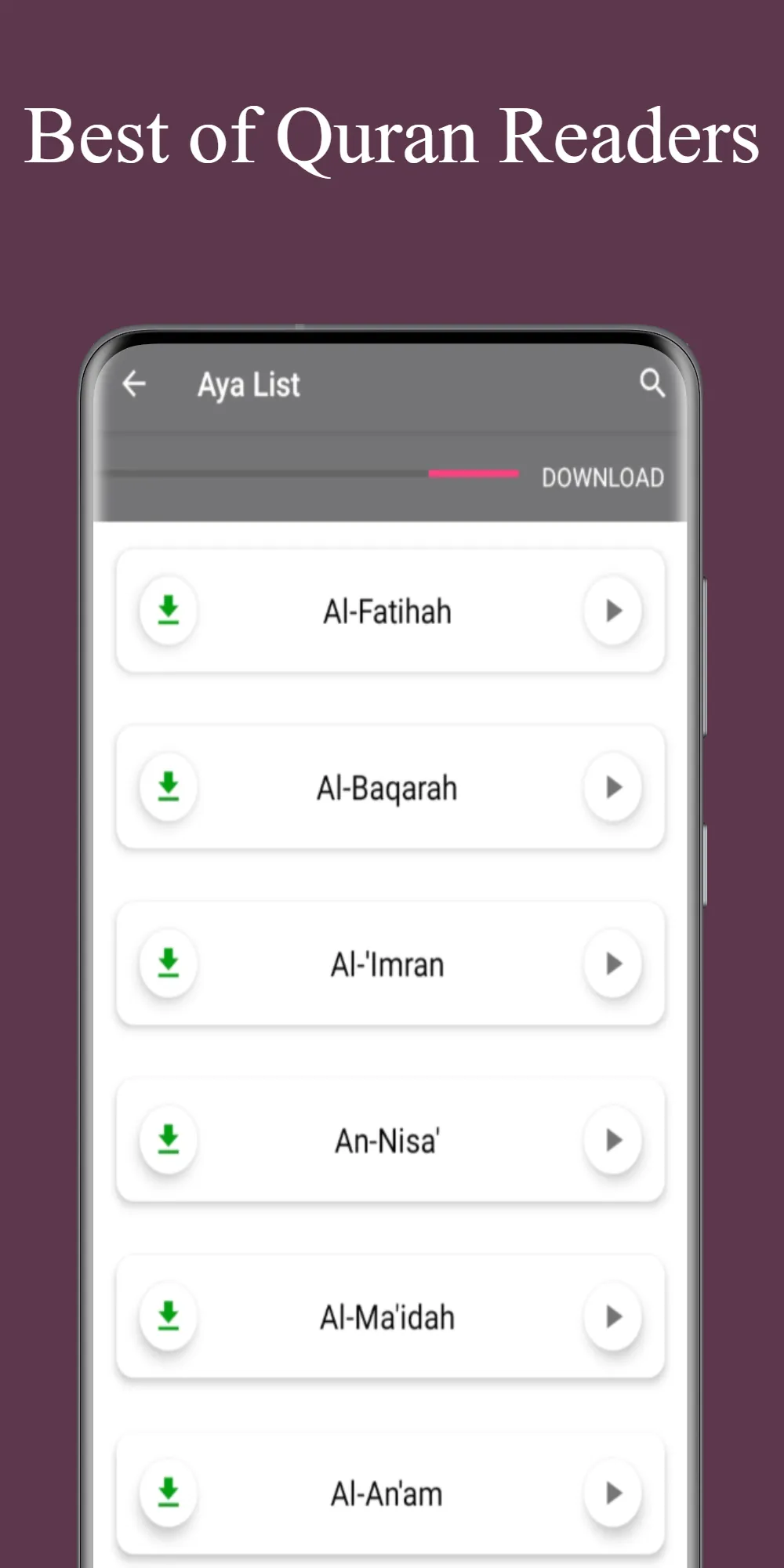 All reciters of the Holy Quran | Indus Appstore | Screenshot