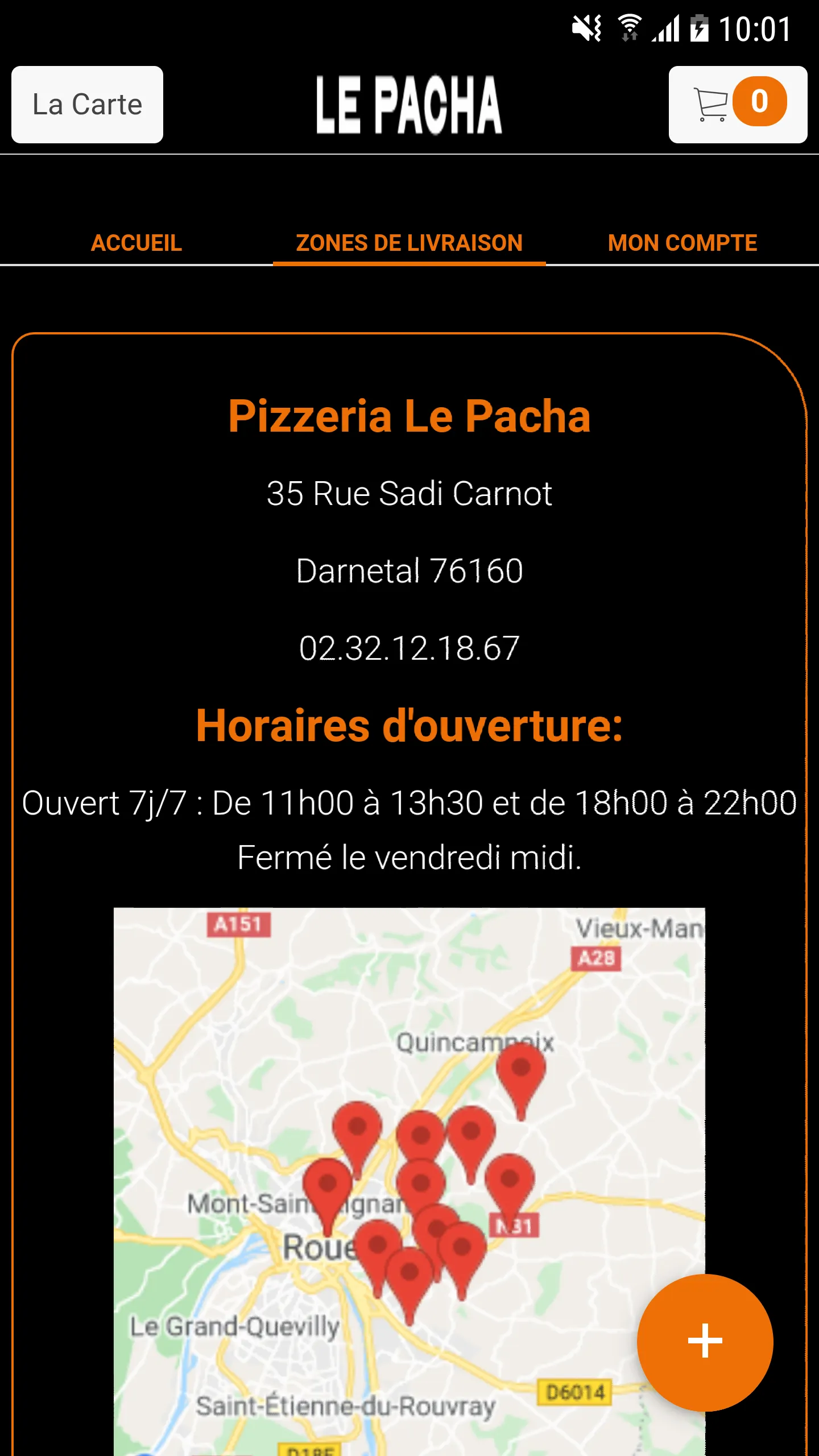 Pizzeria Le Pacha | Indus Appstore | Screenshot