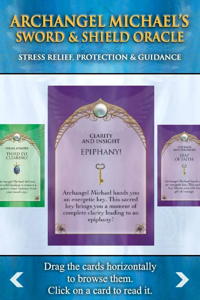 Archangel Michael Oracle Deck | Indus Appstore | Screenshot