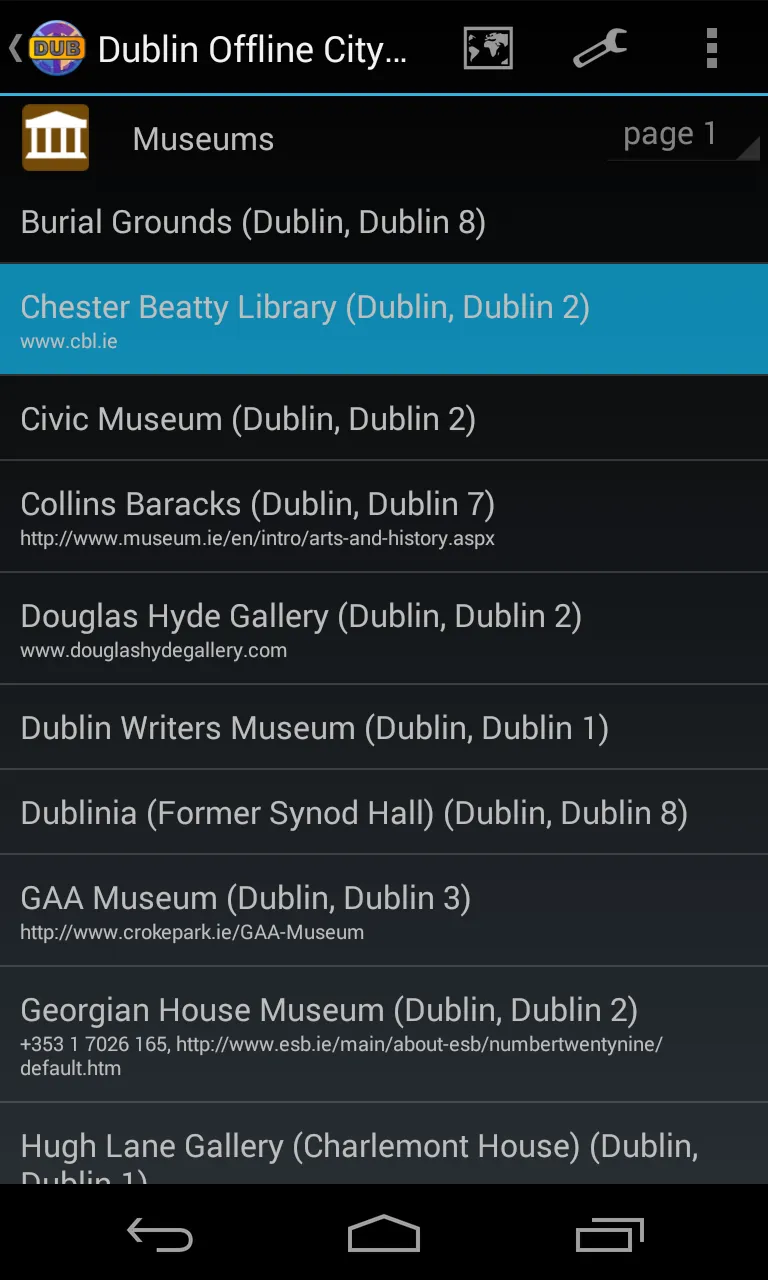 Dublin Offline City Map | Indus Appstore | Screenshot