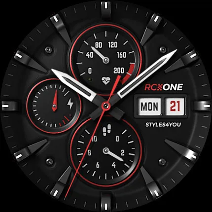 S4U RC ONE - Basic watch face | Indus Appstore | Screenshot