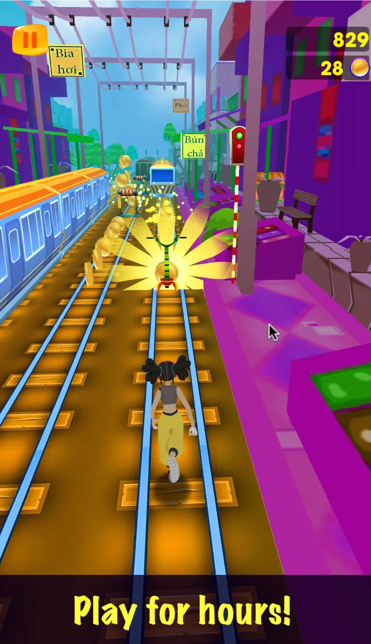 Run - Train Surfing 3D | Indus Appstore | Screenshot