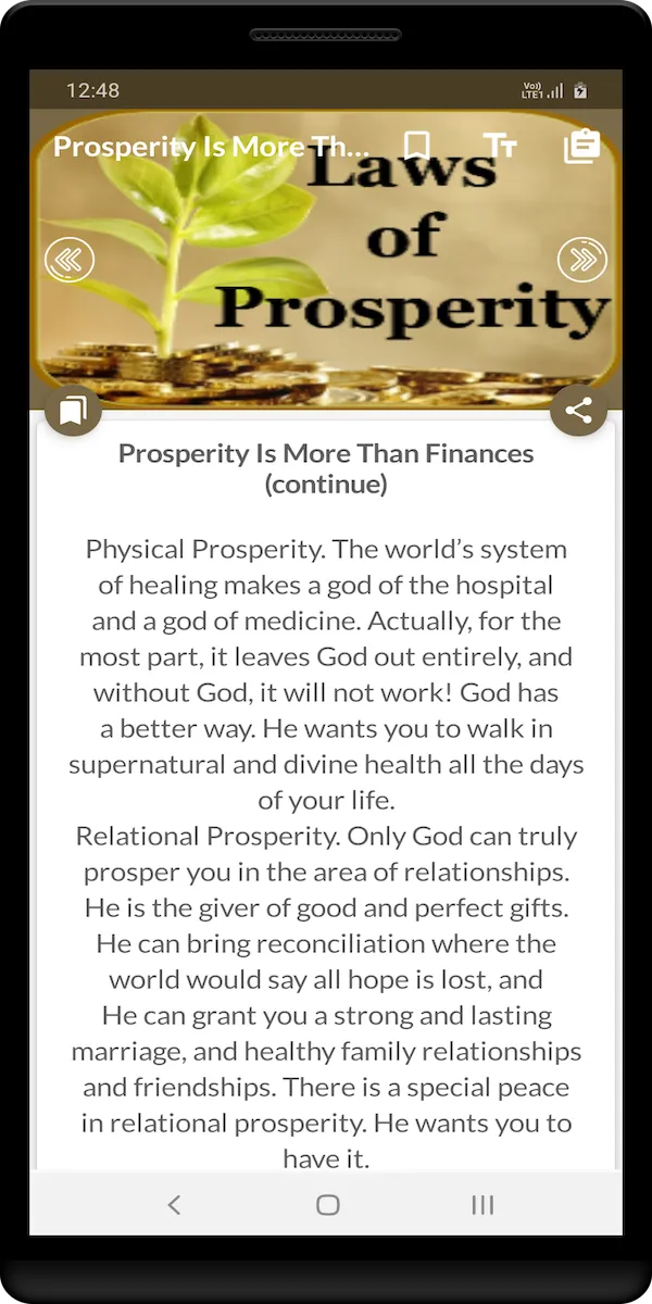 Laws of prosperity | Indus Appstore | Screenshot