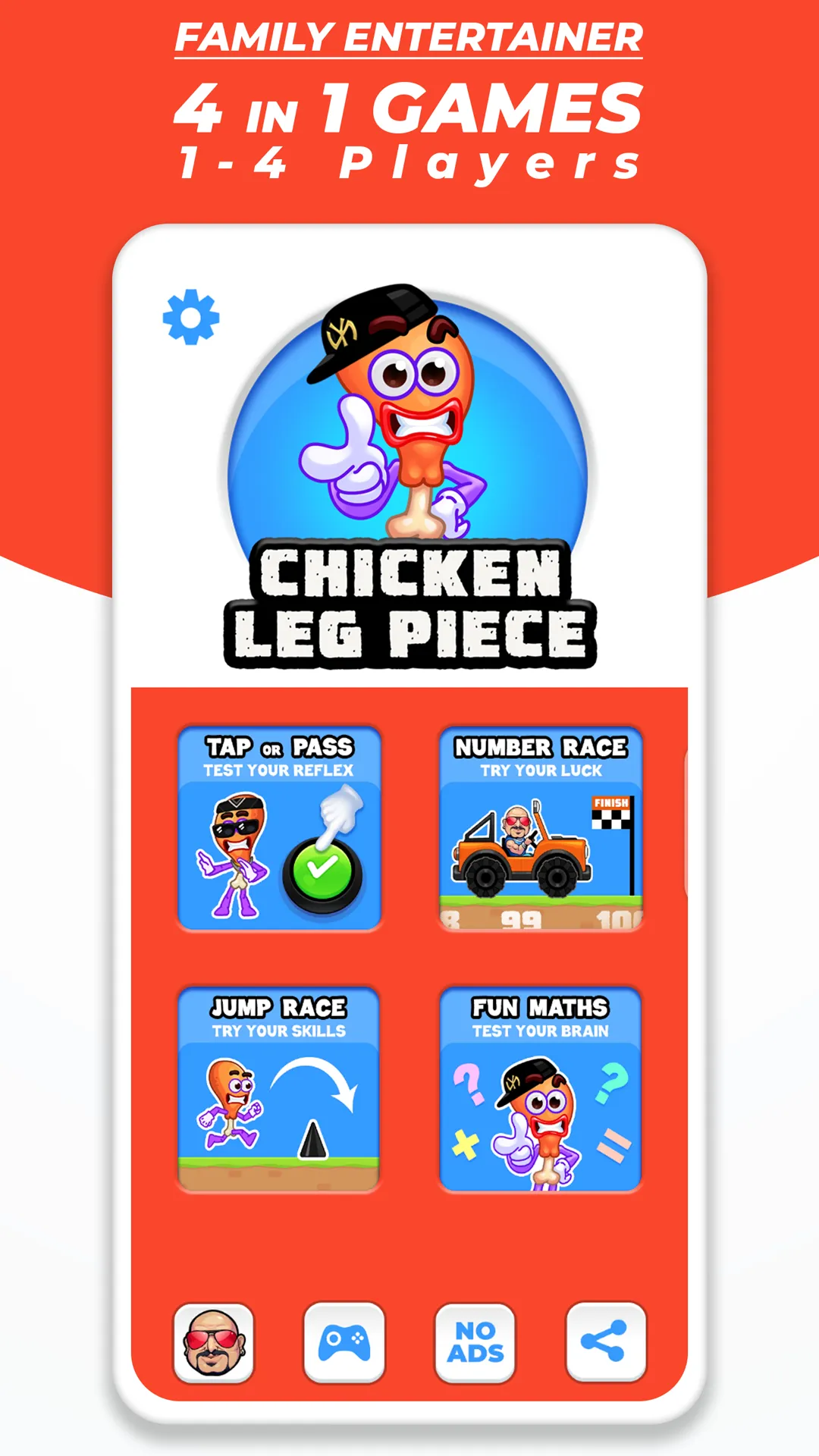 Chicken Leg Piece Fun Race | Indus Appstore | Screenshot