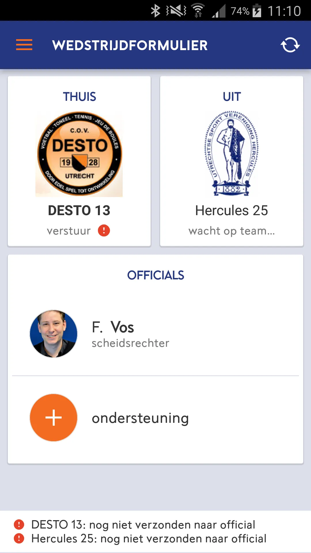 Wedstrijdzaken | Indus Appstore | Screenshot