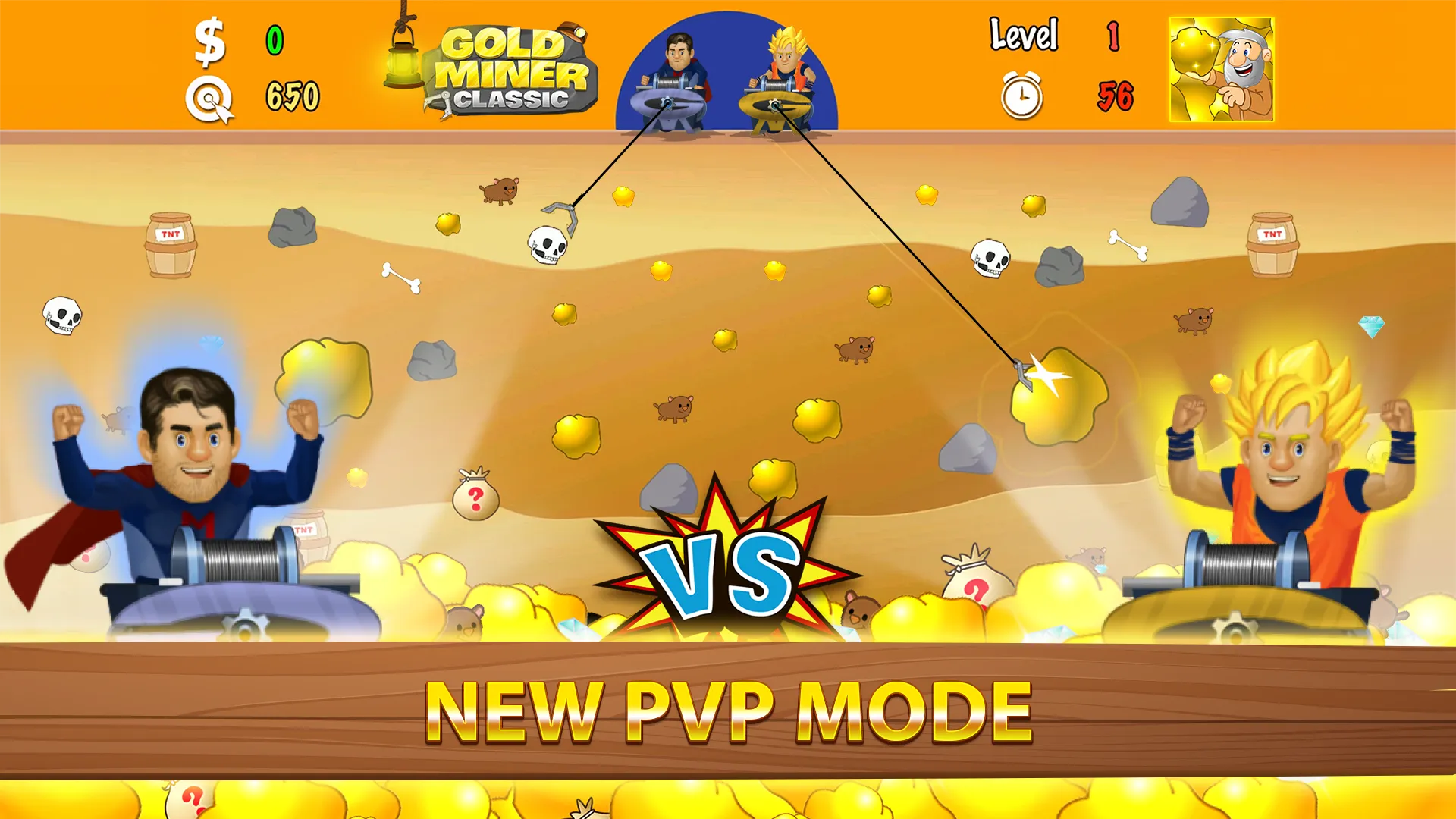 Gold Miner Classic: Gold Rush | Indus Appstore | Screenshot